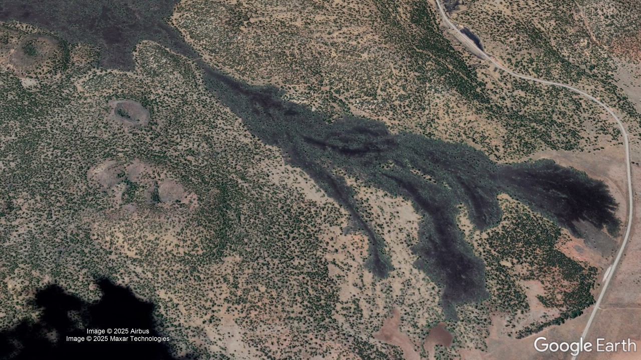 The Active Volcano in New Mexico; Zuni Bandera