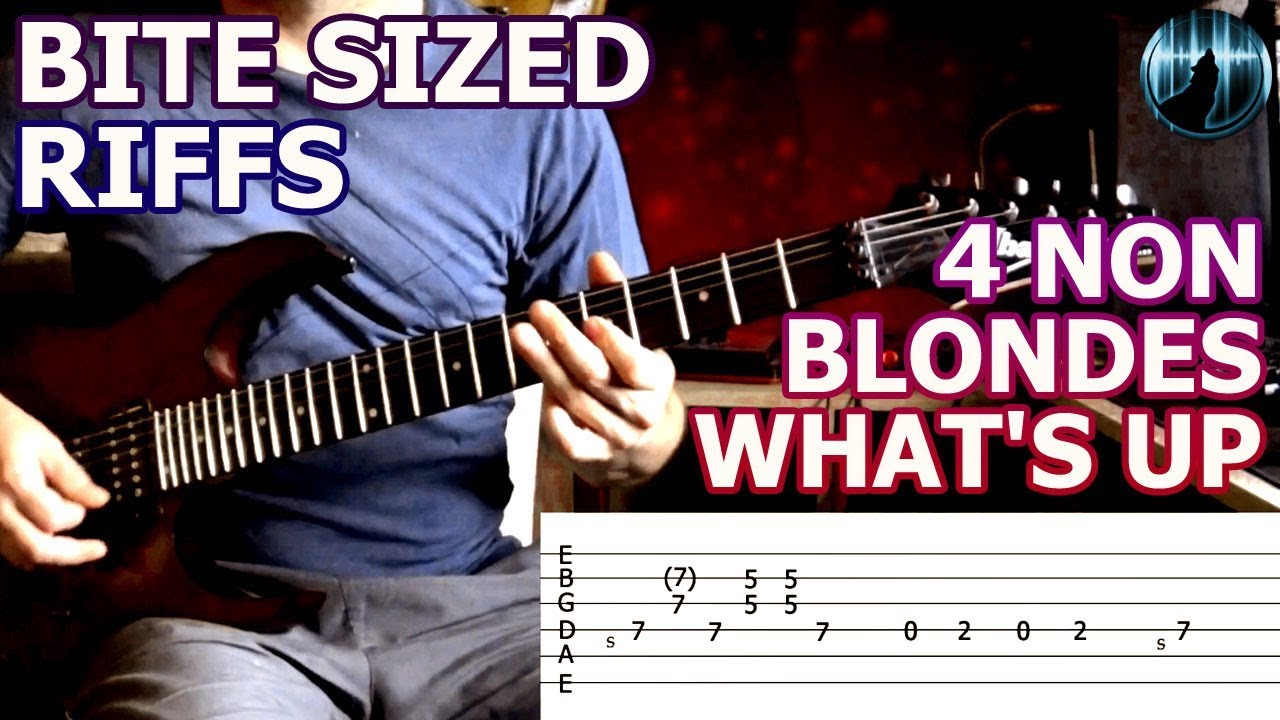 Bite Sized Riffs | 4 NON BLONDES - WHAT'S UP | Lead Guitar Intro & Chords