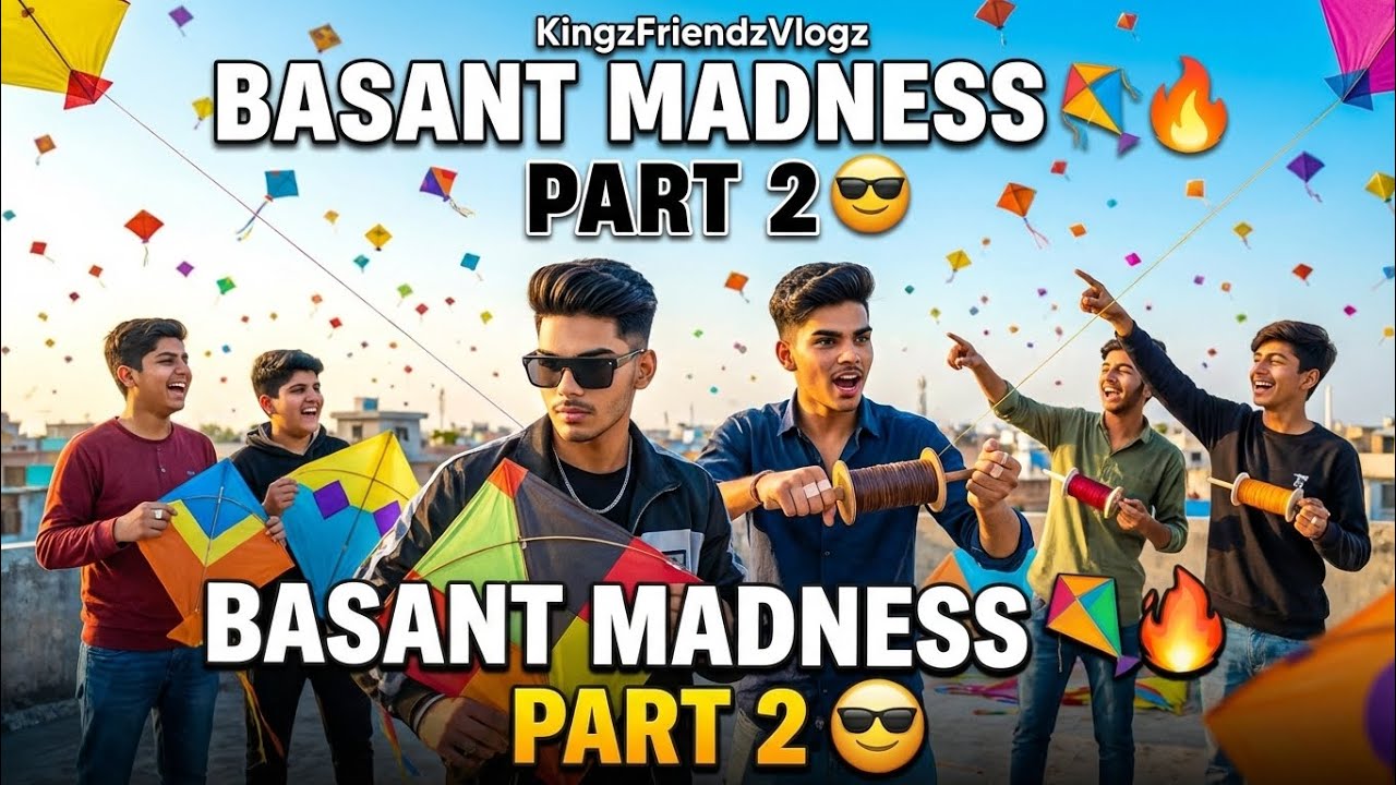 Best basant  | Basant Madness Continues 🪁🔥 | Crazy Kite Moments (Part 2)