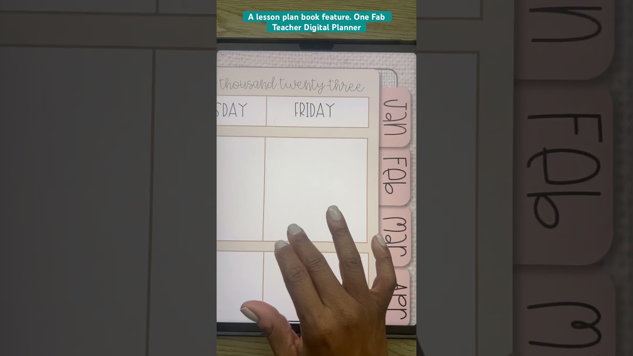 One Fab Teacher Digital Planner is your organizing companion.