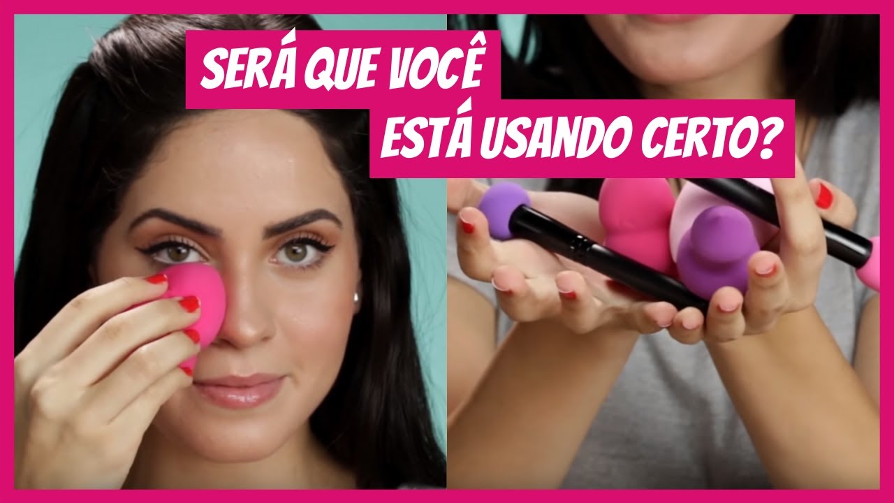 Como usar ESPONJAS DE MAQUIAGEM: para que serve cada uma? l beauty blender l VIX
