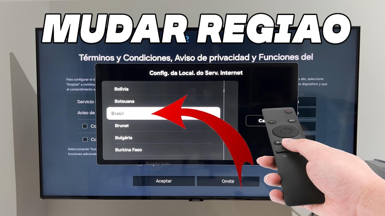 Como Mudar a Regiao da Smart TV Samsung 2026