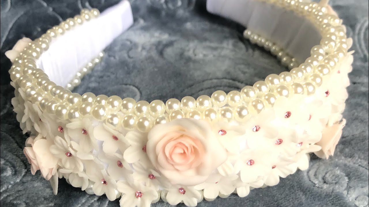 Tiara bordada