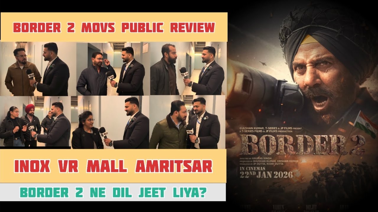 BORDER 2 MOVIE PUBLIC REACTION 🔥 | SUNNY DEOL POWERED COMEBACK 💥| #border2  #varundhawan 
