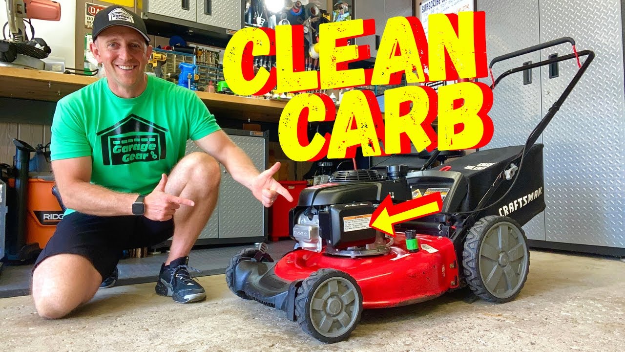 How To CLEAN A HONDA GCV160 CARBURETOR For Beginners (Craftsman, Troy-Bilt & Toro Mowers)