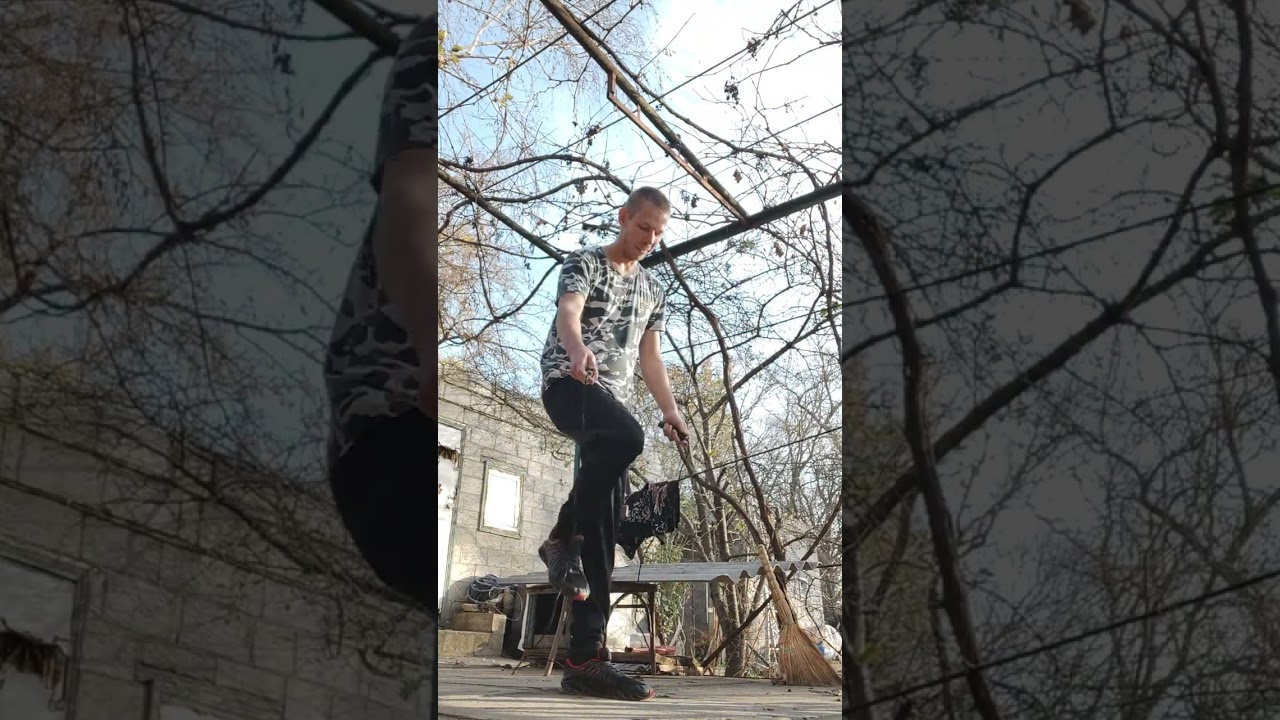 Тренировка на скакалке и фотогеничный пёс 🤭🐶
