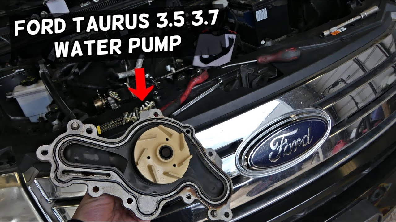 FORD TAURUS 3.5 V6 WATER PUMP LOCATION REPLACEMENT EXPLAINED