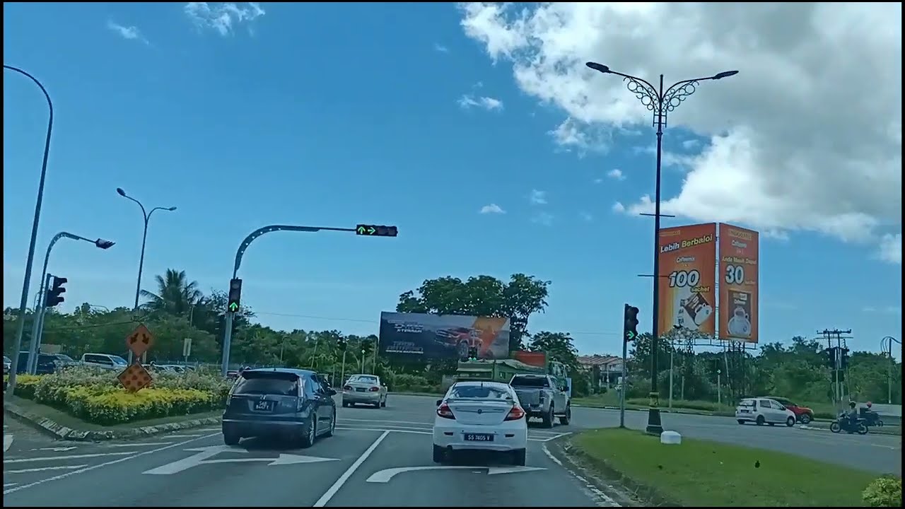Driving Vlog|| Batu 4 - Grandview - Jalan Sim² - Bandar Sandakan - Jalan Labuk - Bandar Indah Jaya