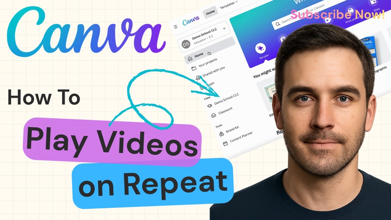 How to Play Videos on Repeat in Canva | Canva Loop Video 2026