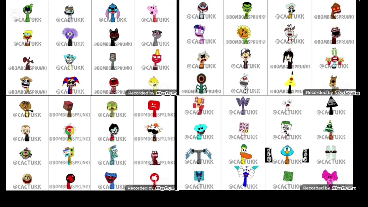 64 sprunki ocs