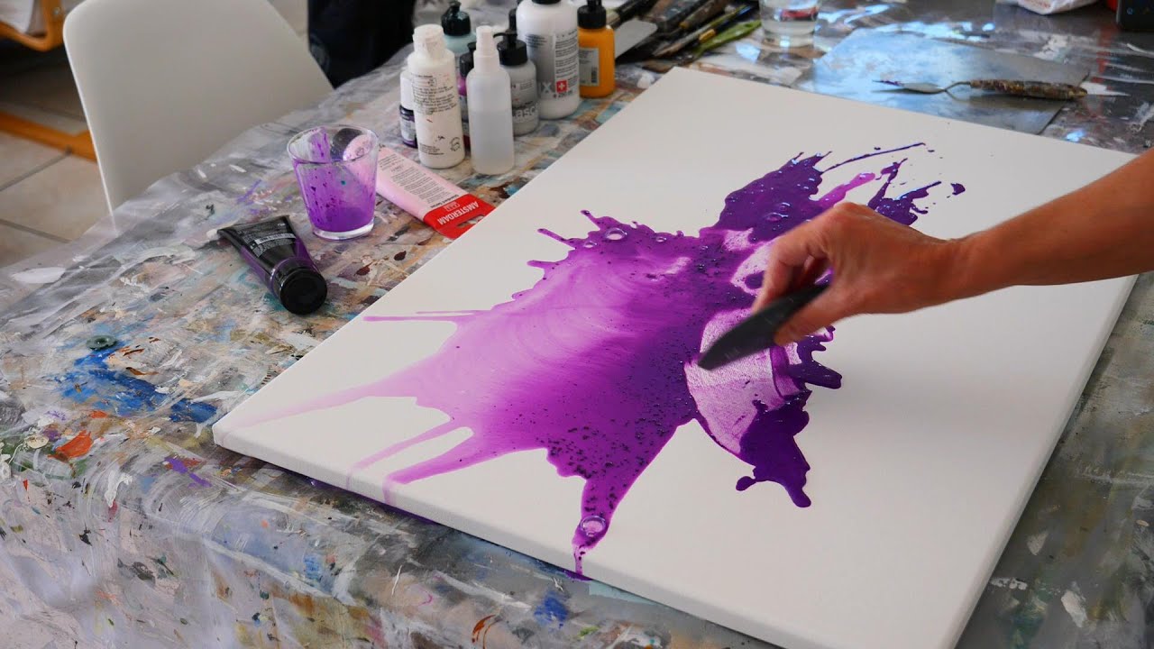 Abstrakte malerei / How to paint/Peinture abstraite/Abstract Painting /Pintura acrílica