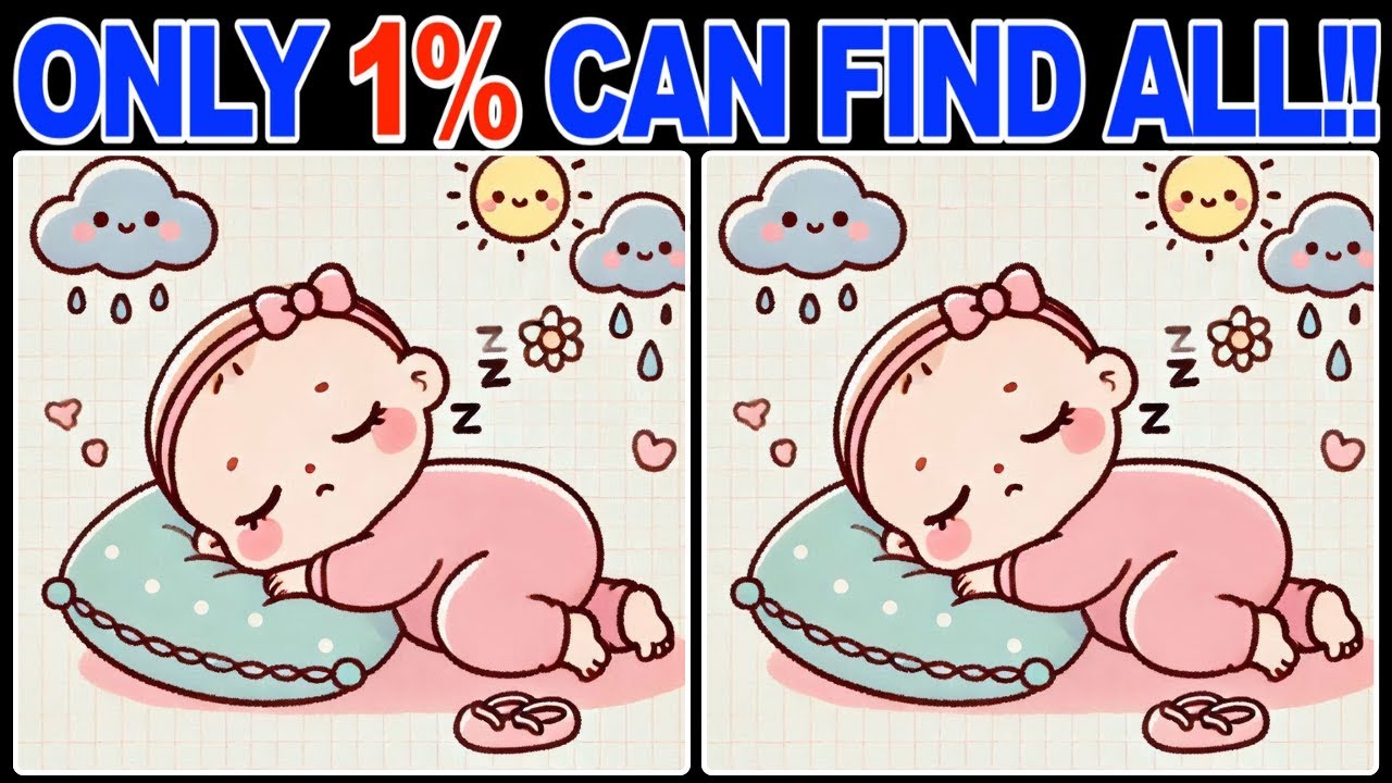 【Spot the difference】🎯 Memory Test: 90-Second Brain Training