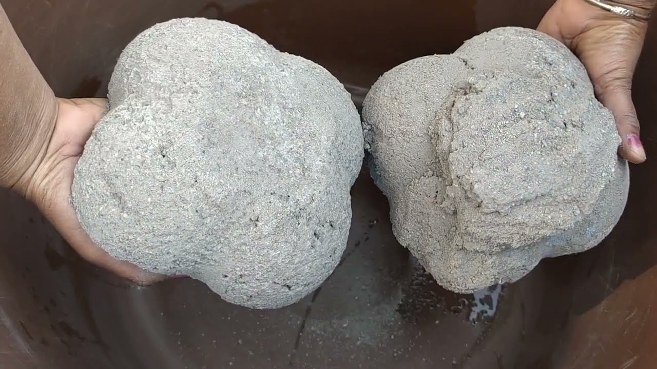 New/ Full dry gritty dusty 🌪️ soft crunchy sand cement crumbling