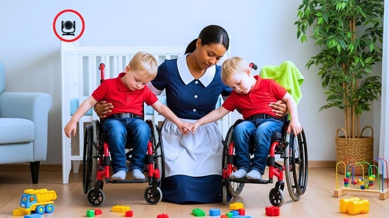 BILLIONAIRE INSTALLED CAMERAS TO WATCH HIS PARALYZED TWINS — WHAT THE NEW MAID DID LEFT HIM FR