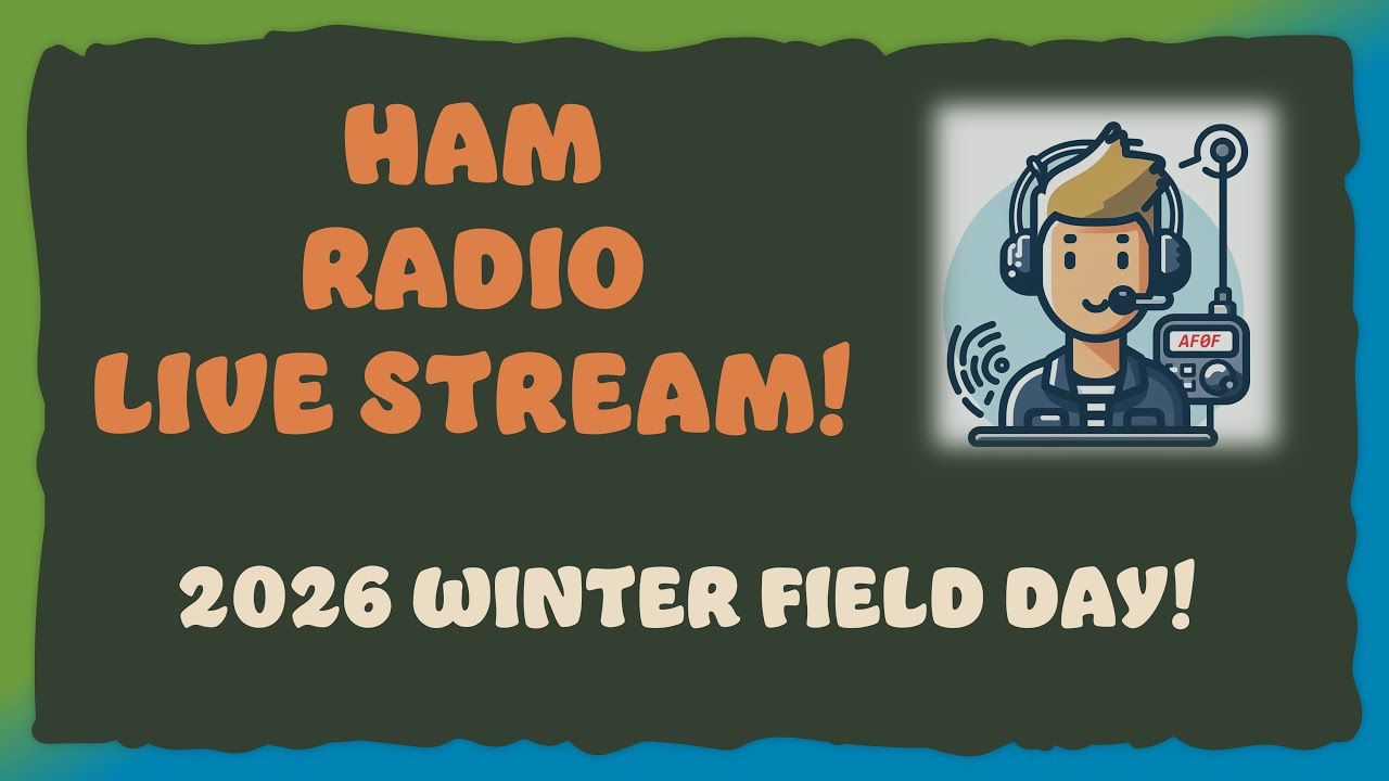 Day 2 - 2026 Winter Field Day LIVE with AF0F!