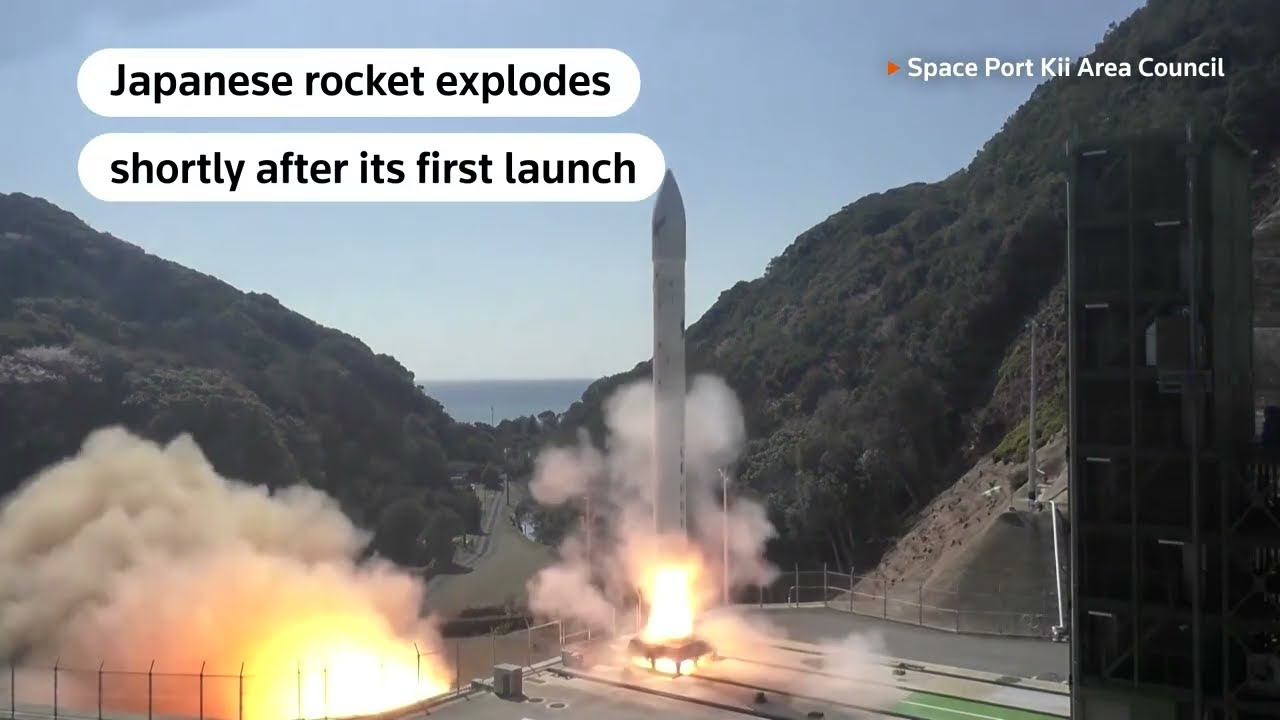 Japanese rocket explodes shortly after its first launch