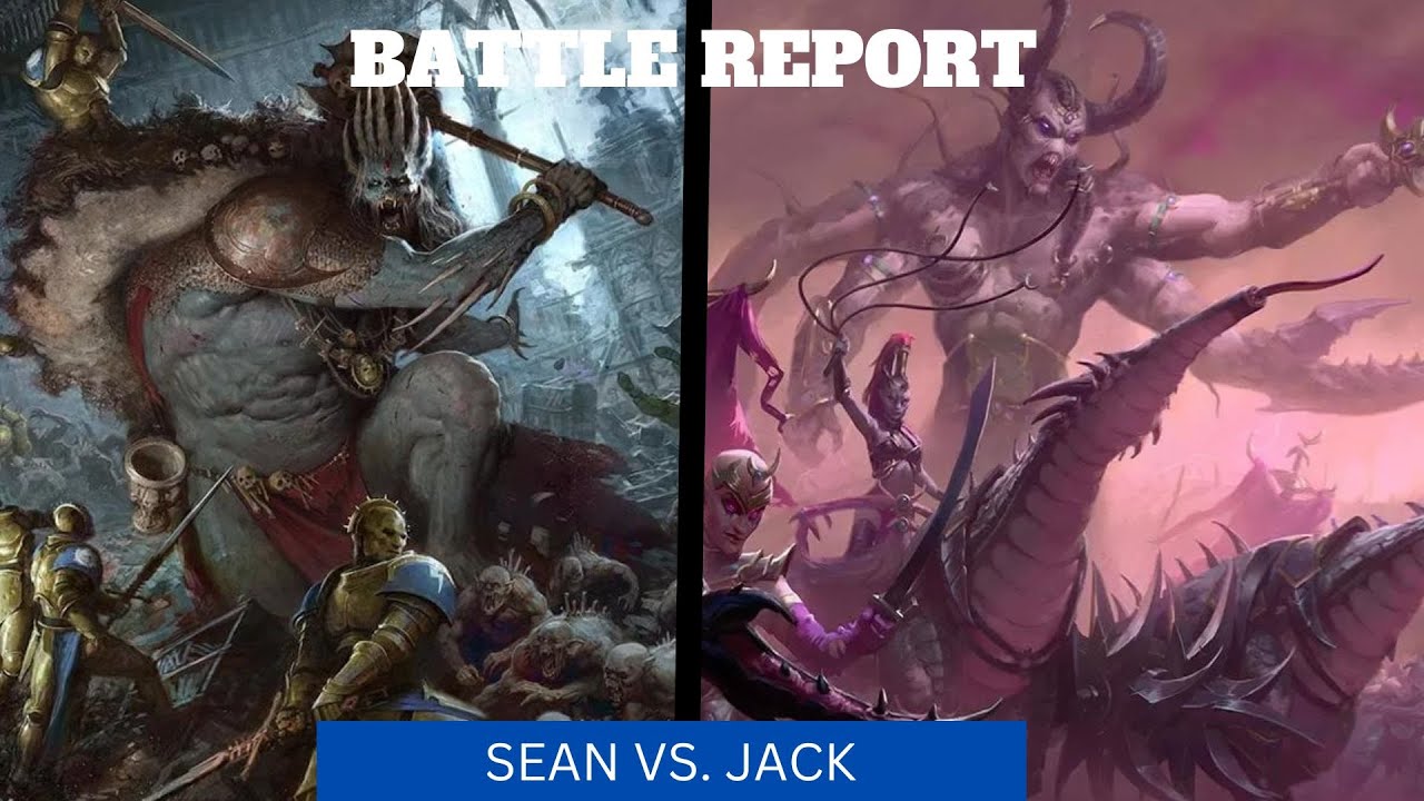 ADEPTICON'S BEST GENERAL in a New Battle Report! Hedonites of Slaanesh vs. Flesheater Courts
