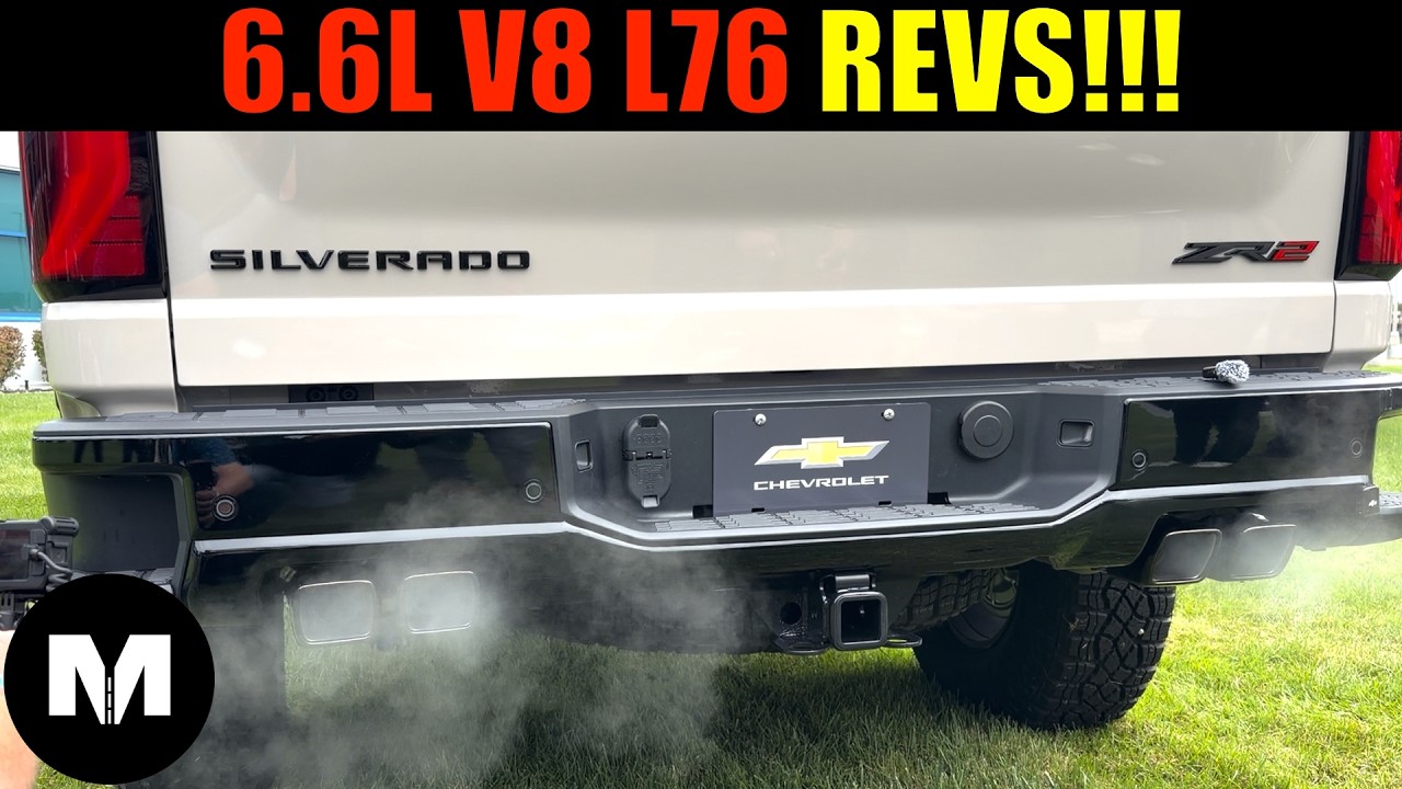 Обороты GM 6.6L V8 L7B: слушаем мощный V8 для Silverado и Sierra 2027 года