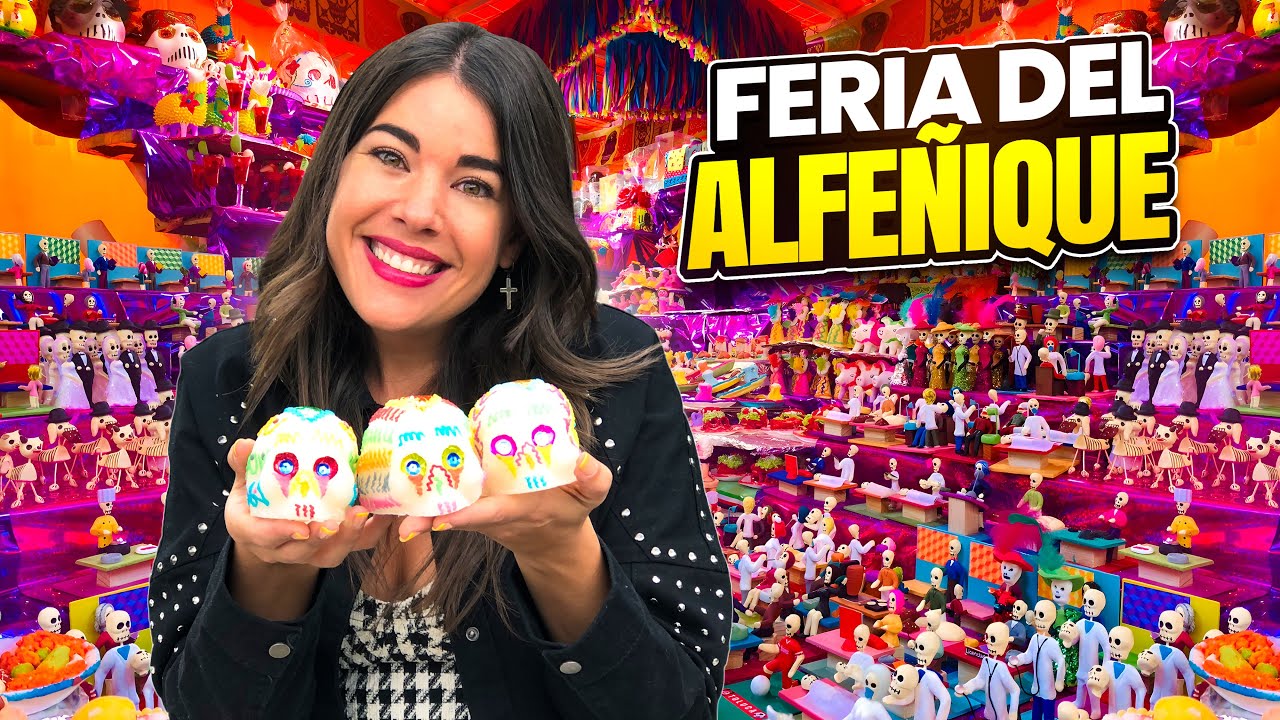 FERIA del ALFEÑIQUE en TOLUCA 🇲🇽 DIA de MUERTOS |MEXICO| 4K