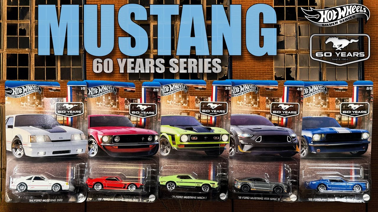 ПЕРВЫЙ ВЗГЛЯД на коллекцию Hot Wheels Mustang 2025 года к 60-летию!