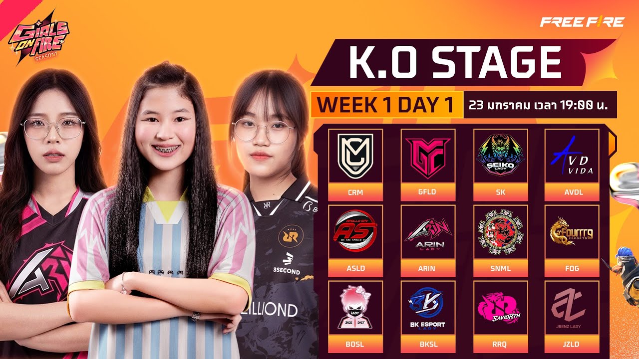 🔴 [TH] Girls On Fire SS1 - BR Knockout Stage Day 1