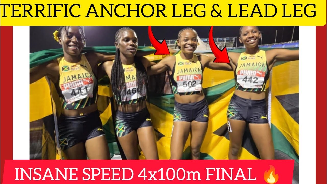 Insane 4x100m Final! SABRINA DOCKERY Leads The Pack In Superb Anchor Leg From SHANOYA DOUGLAS