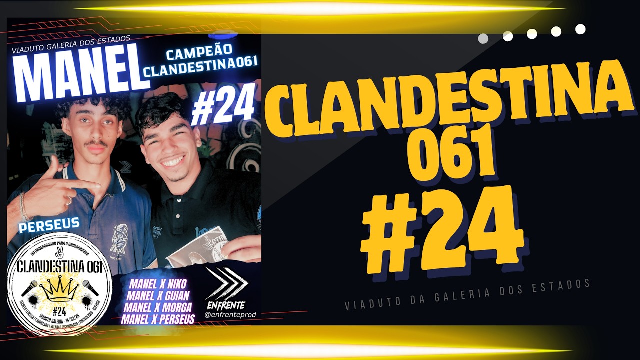 CLANDESTINA061 #24 - VIADUTO DA GALERIA DO ESTADOS - 14/02/2026 - BRASÍLIA-DF