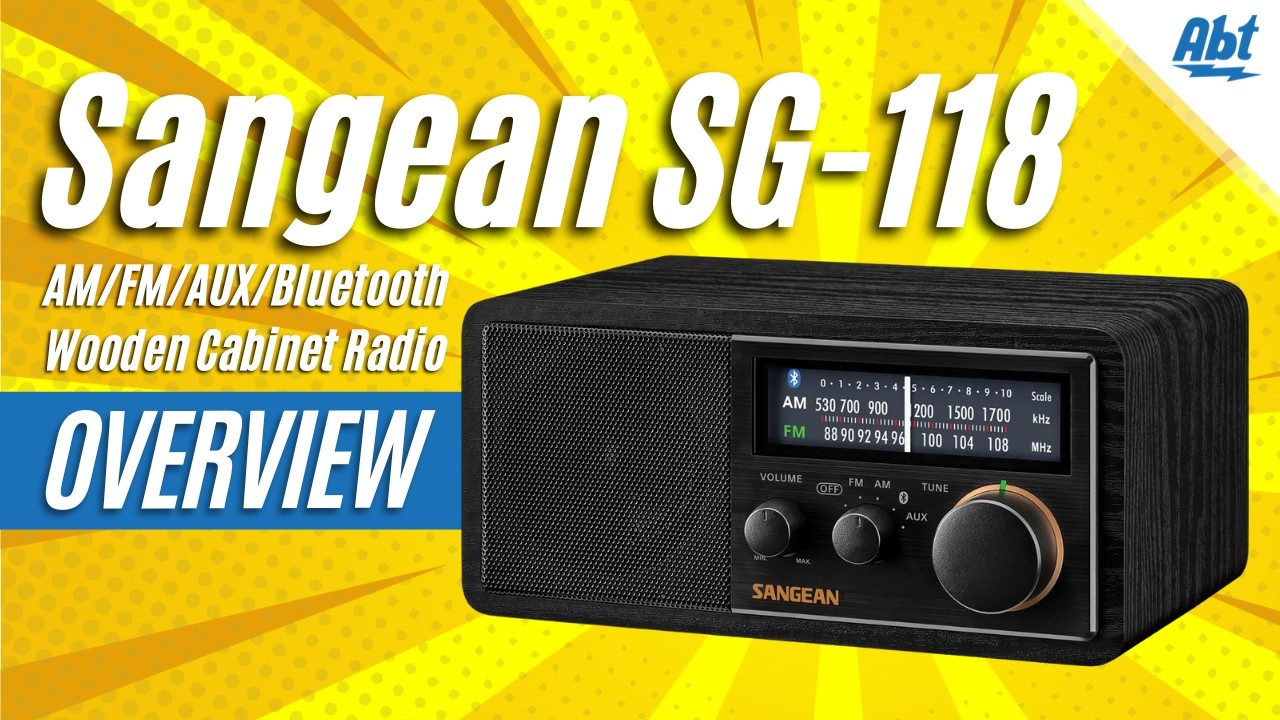 Sangean SG-118 Bluetooth AM/FM Radio