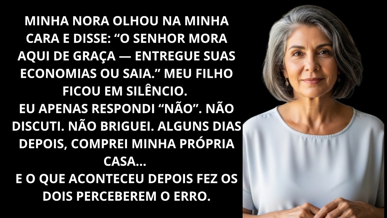 MINHA NORA DISSE VOCÊ MORA AQUI DE GRAÇA