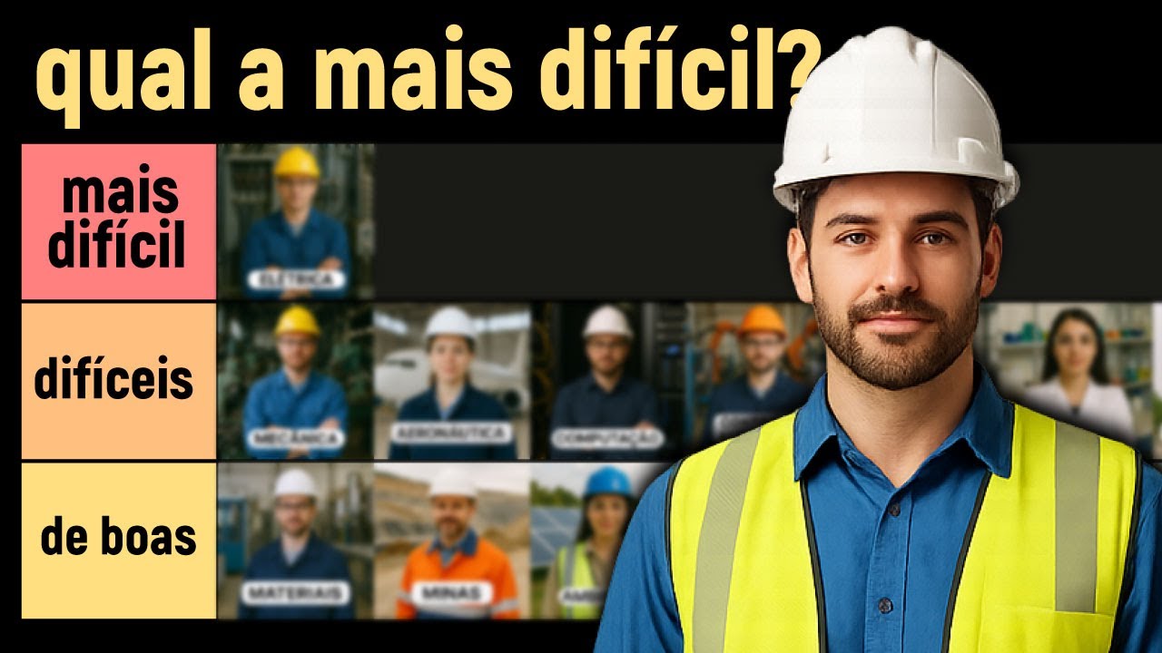 A Engenharia MAIS DIFÍCIL de TODAS (tierlist engenharias mais difíceis)