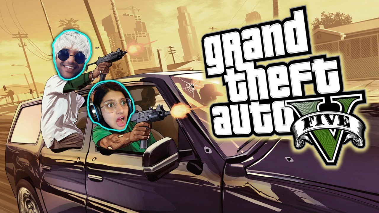 Newt & Team on the roads of GTA 5 #NewtSP எங்க MISSION pass ஆகல ?! 😜😜 #2