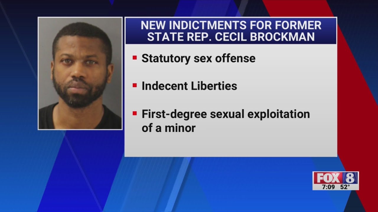 Former Rep. Cecil Brockman indicted for multiple sex crimes