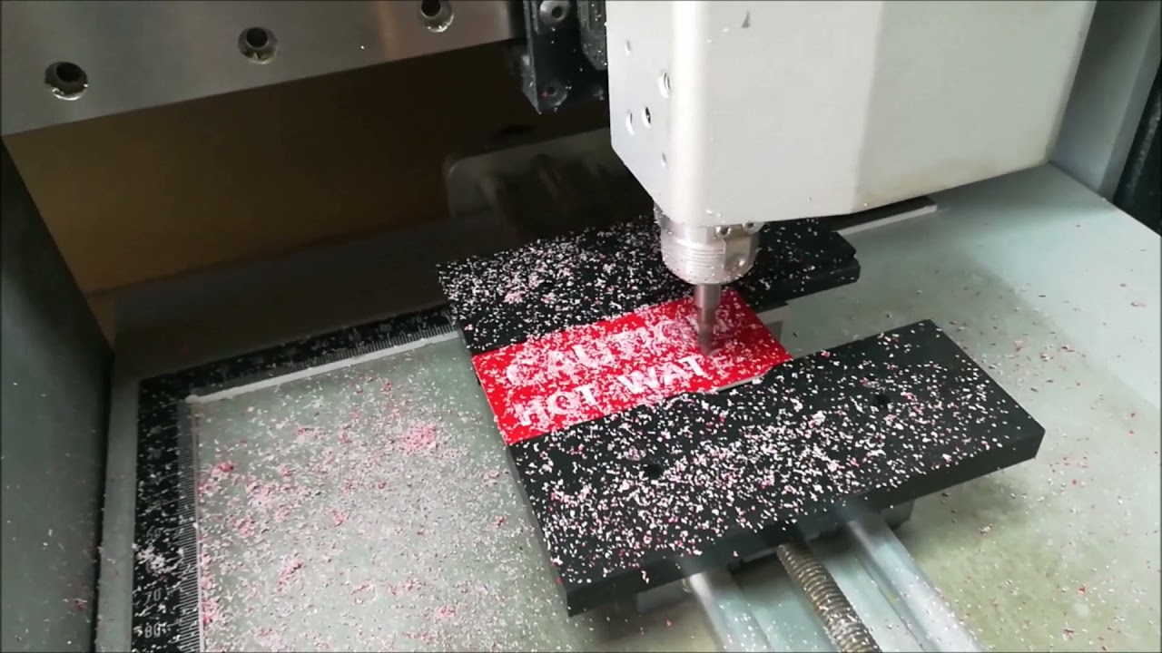 Engraving a Name Plate