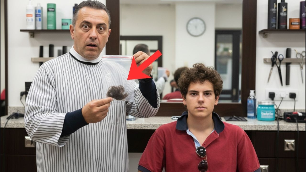Il parrucchiere di Carlo conservò una ciocca dell’ultimo taglio… i capelli crescono dopo 10 anni