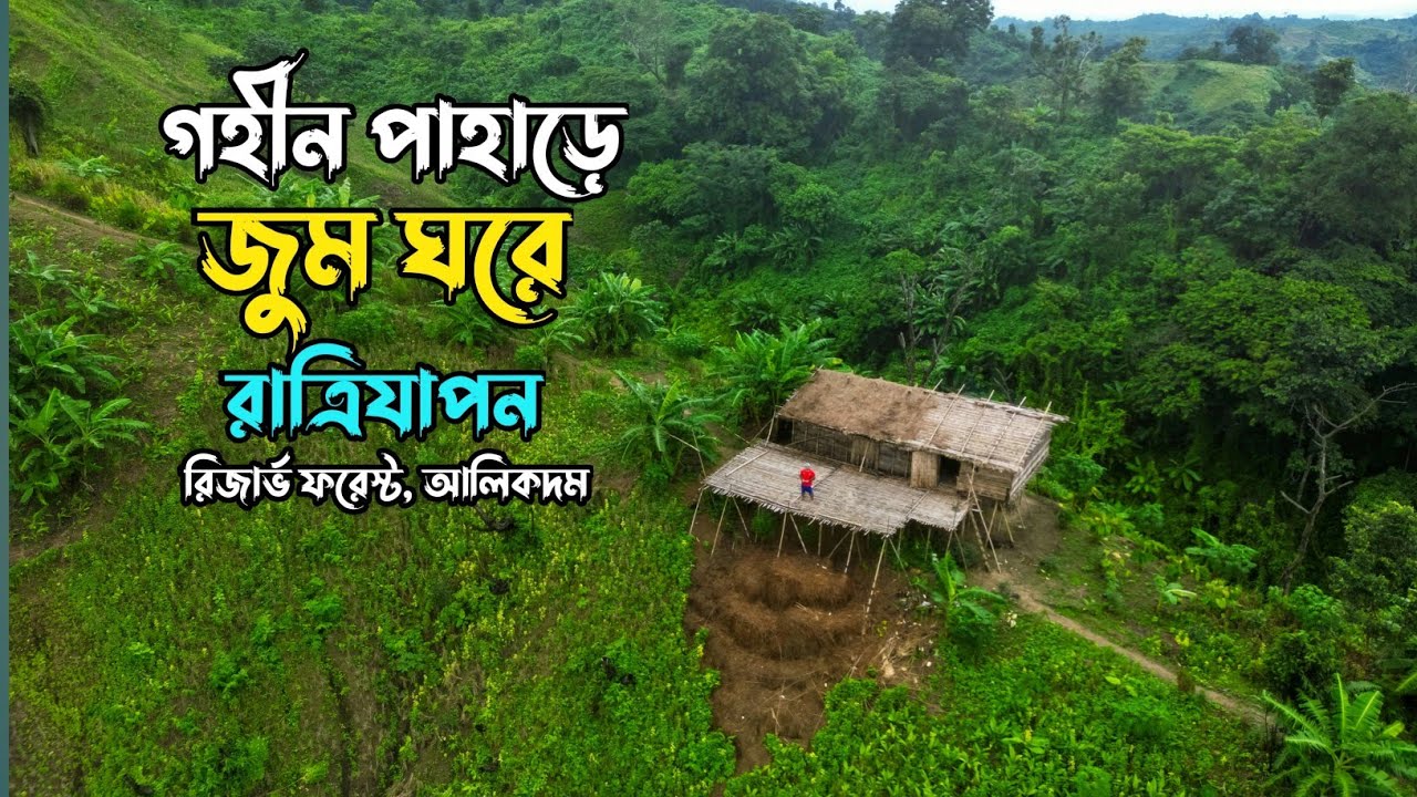 গহীন পাহাড়ে জুম ঘরে রাত্রিযাপন || রিজার্ভ ফরেস্ট || আলিকদম || Reserve Forest || Alikadam || পর্ব-২