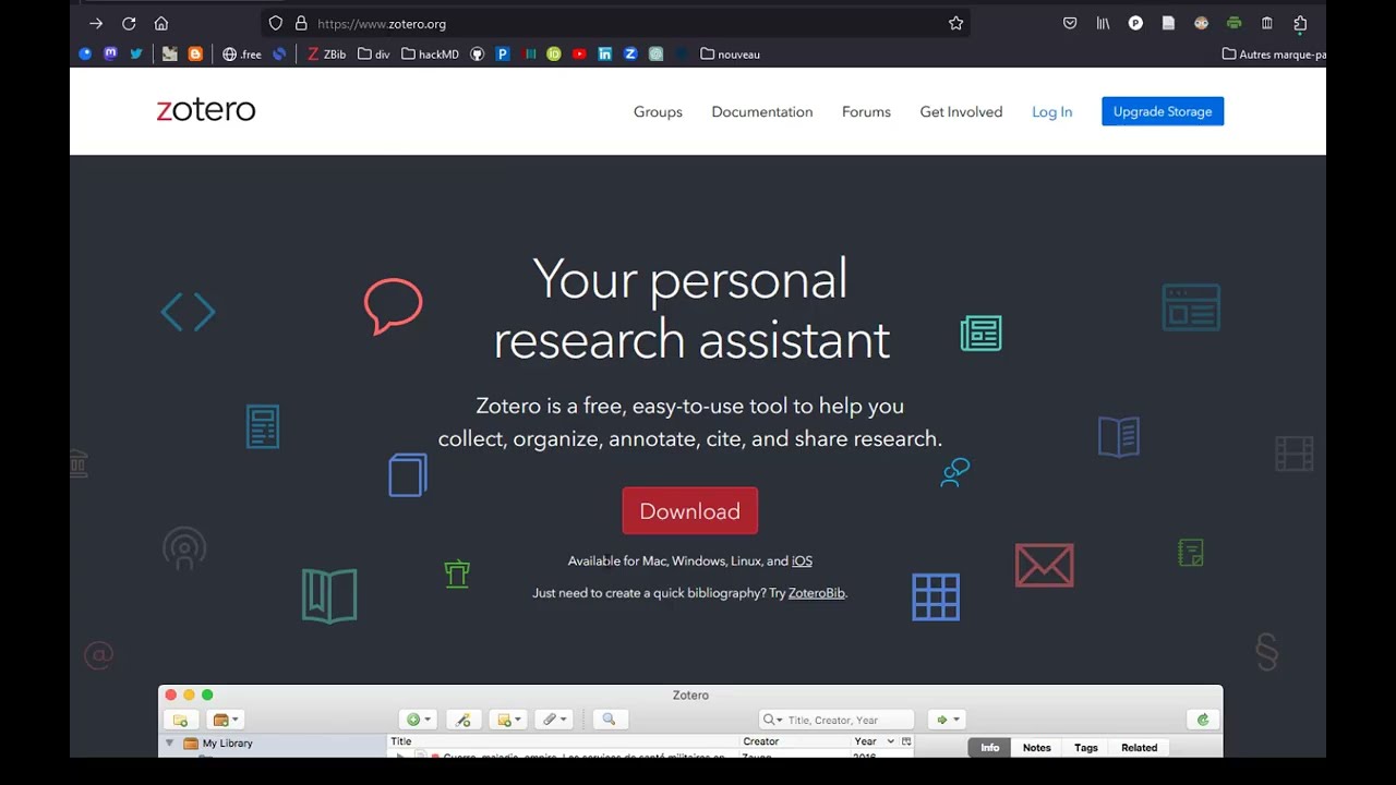 Faire des bibliographies avec Zotero en 5 minutes