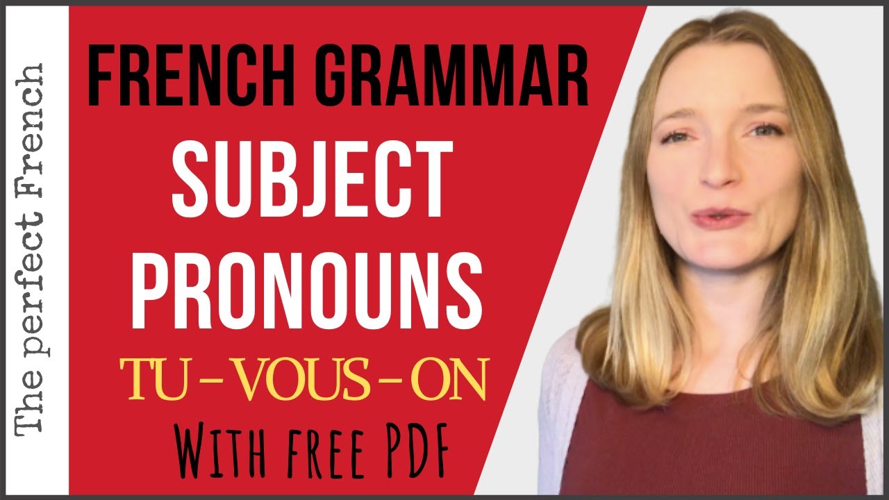 French subject pronouns (with FREE PDF) - French basics for beginners | learn French