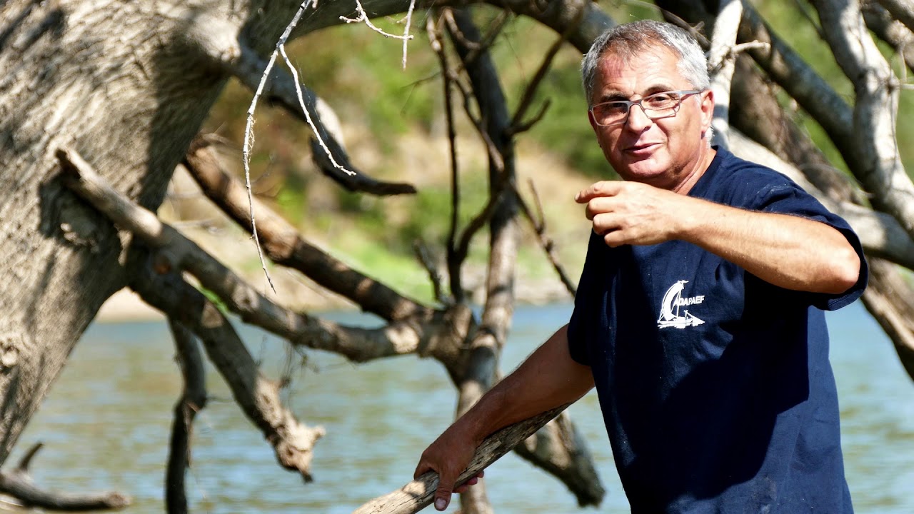 Dominique Chauvreau, pêcheur de loire - Bréhémont
