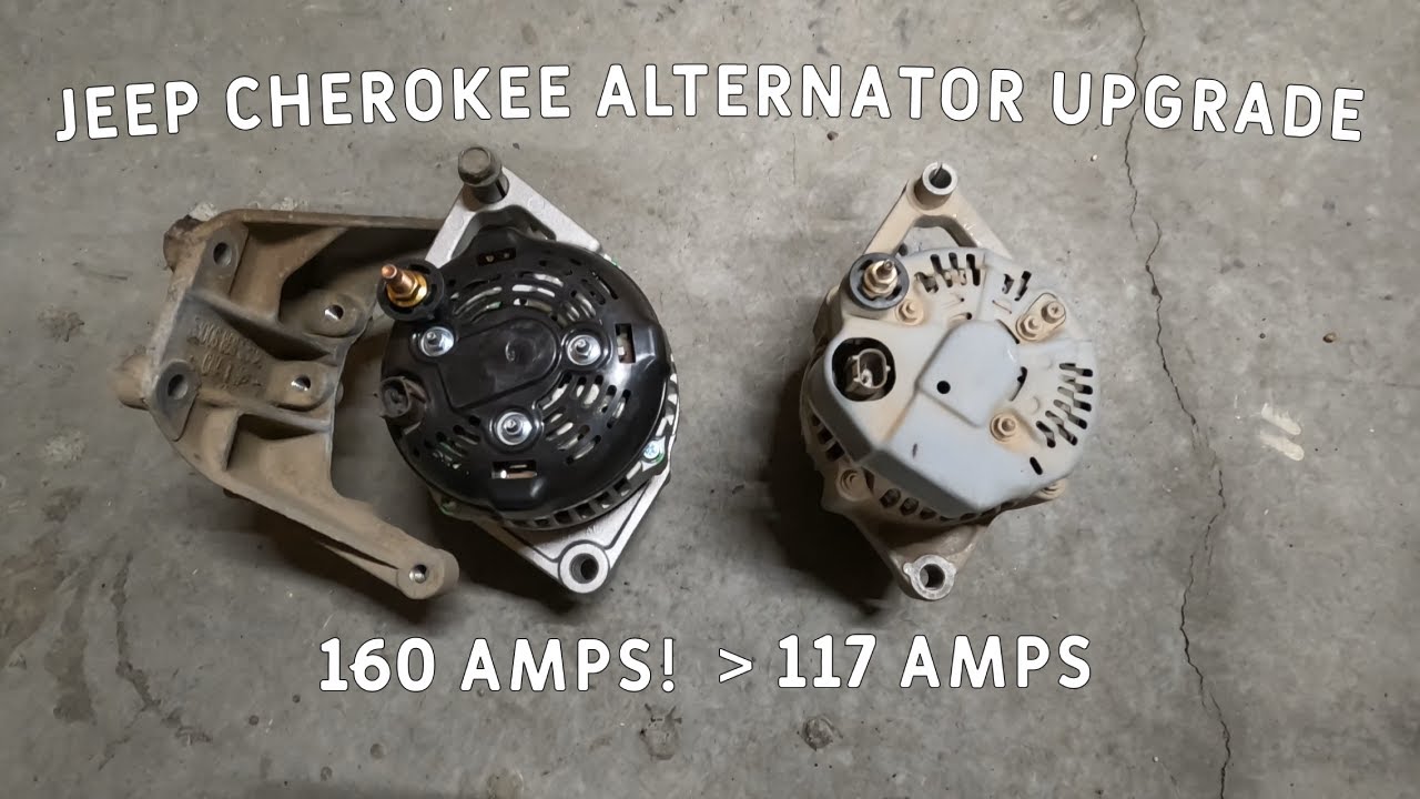 2000 Jeep XJ Alternator Upgrade