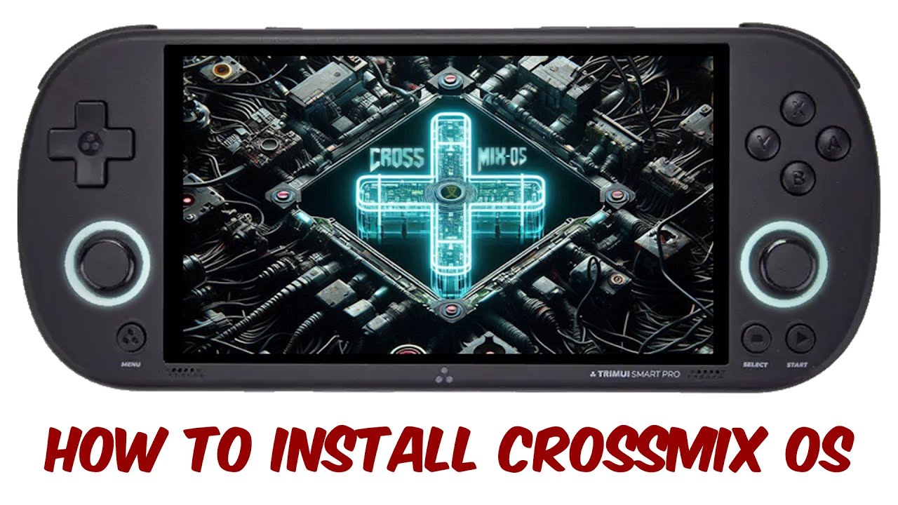 How to install Crossmix OS on the Trimui Smart Pro retro gaming device