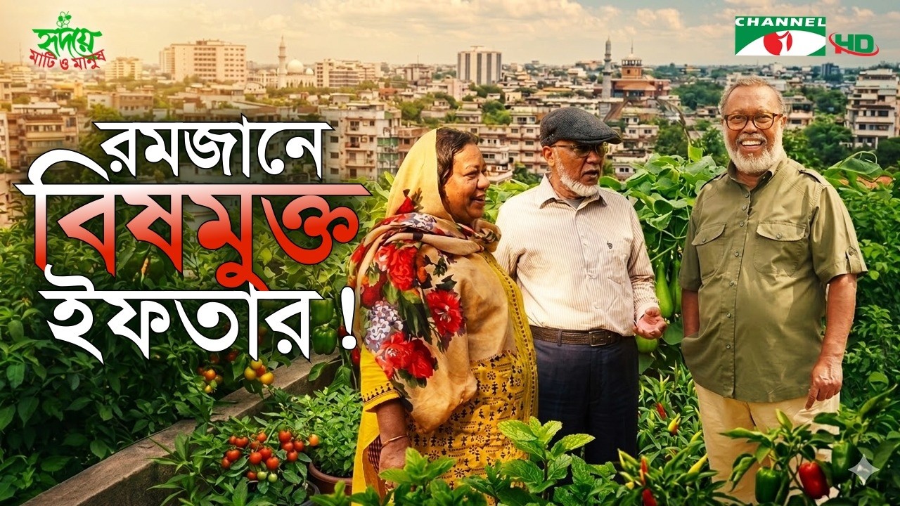 রমজানে বিষমুক্ত ইফতার! ছাদেই ফলাচ্ছেন তাজা সবজি | Shykh Seraj | Channel i |
