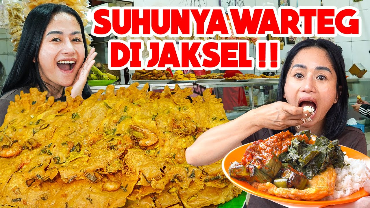 PUAS MUKBANG DI PELOPOR WARTEG LEGEND BUKA 24 JAM NON-STOP DI JAKSEL!!
