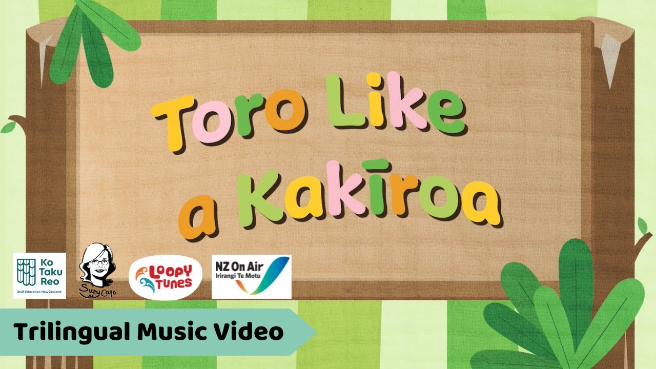 Toro Like a Kakīroa Music Video | NZSL | Māori Language | Fun Action Song For Kids
