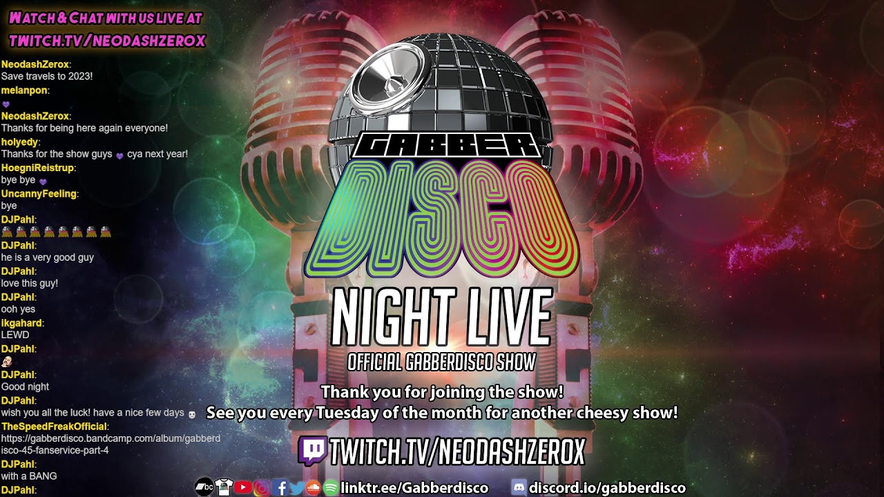 Gabberdisco Night Live (27-12-2022) - twitch.tv/neodashzerox for livechat