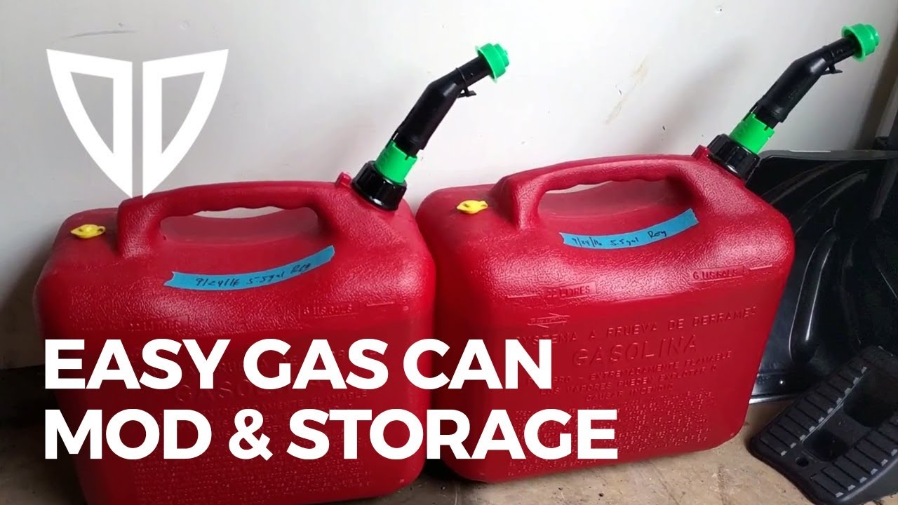 Easy Gas Can Mod & Gas Storage