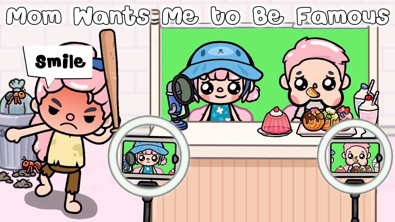 Mom Wants Me To Be Famous Toca✨ 👧🏻🎤Toca Life Story | Toca Boca