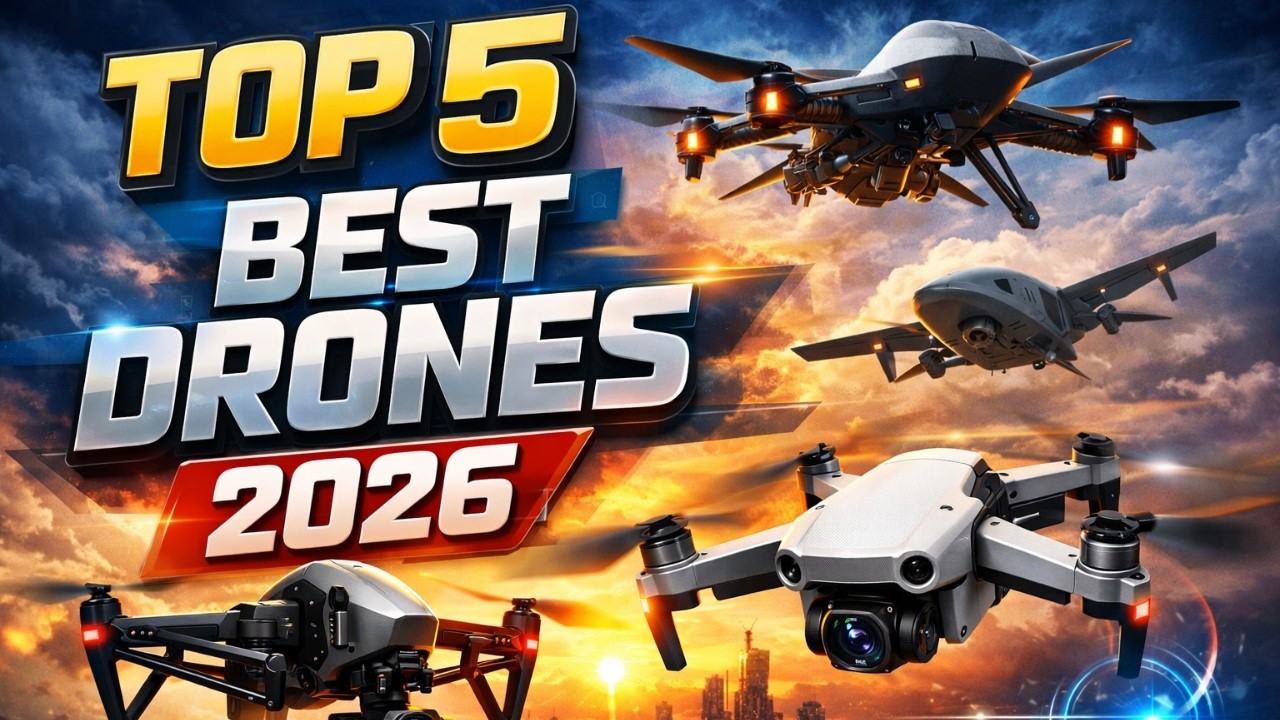 Best Drones 2026 | 4K, 6K, 8K Camera & Foldable Drones