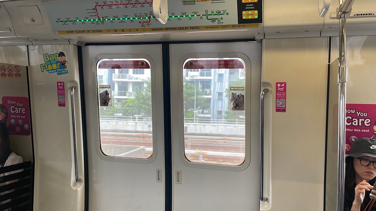 [Old Chime] [Retired] [SMRT] KHI & NS C751B train ride (Tampines ~ Eunos)