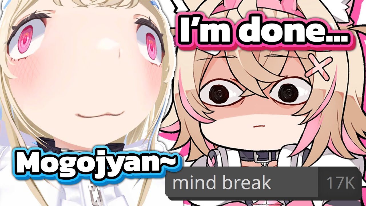 Fuwawa's silly shenanigans completely BROKE Mococo's sanity...