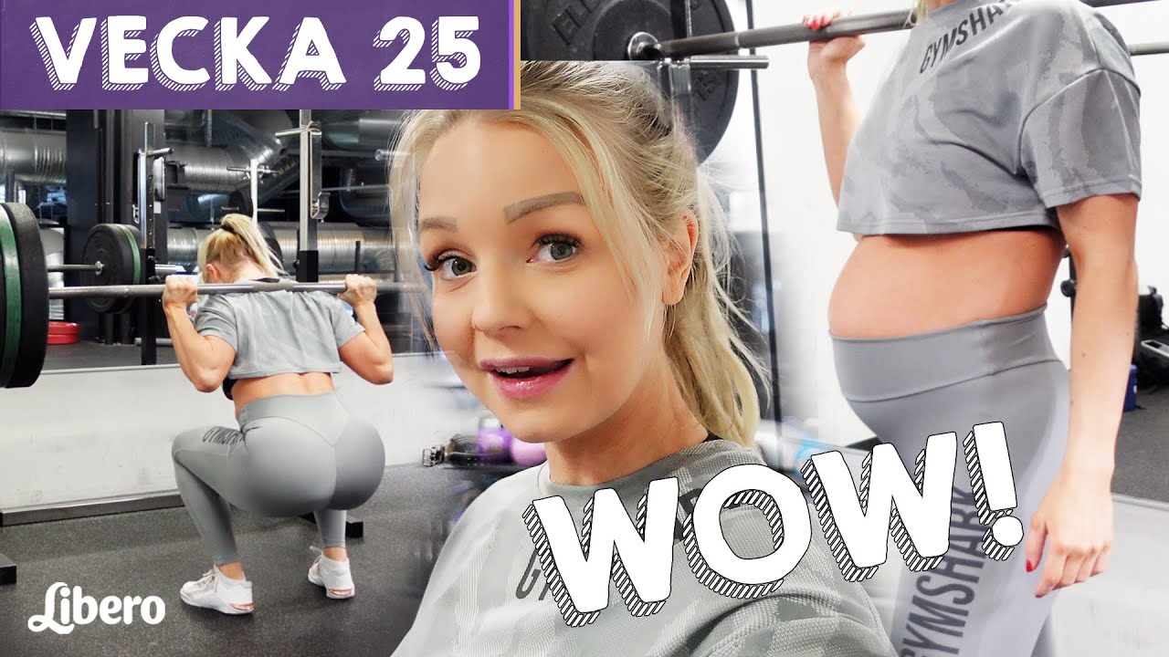 Kan man träna tungt som gravid?  - Linus & Denice vecka 25